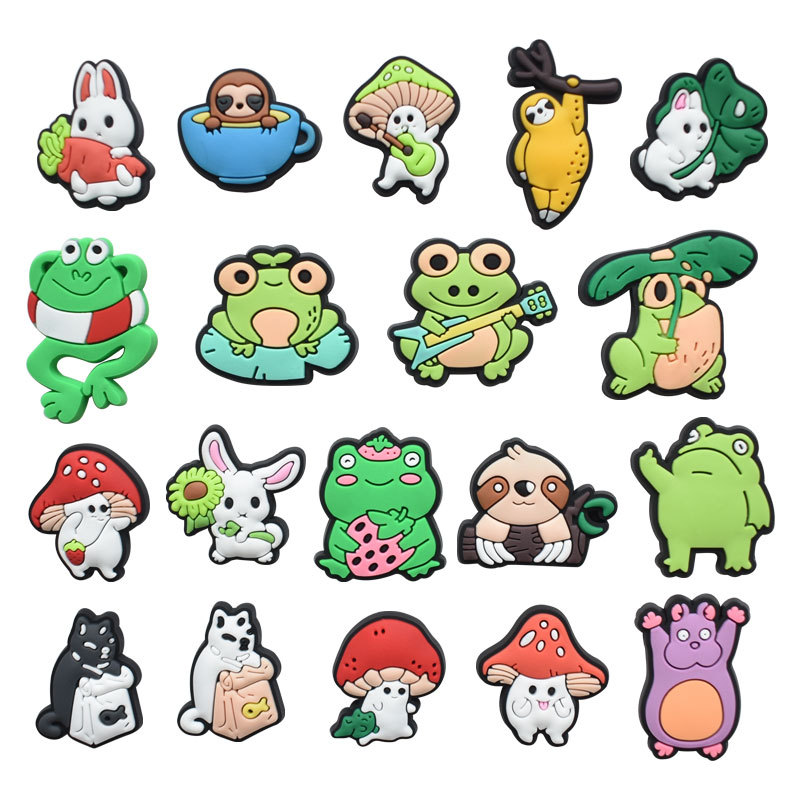 Anime charms wholesale mushroom sloth bunny frog cartoon charms shoe accessories pvc decoration buckle soft rubber clog charms fast ship, Equally mixed colors
Anime charms wholesale mushroom sloth bunny frog cartoon charms shoe accessories pvc decoration buckle soft rubber clog charms fast ship, Equally mixed colors