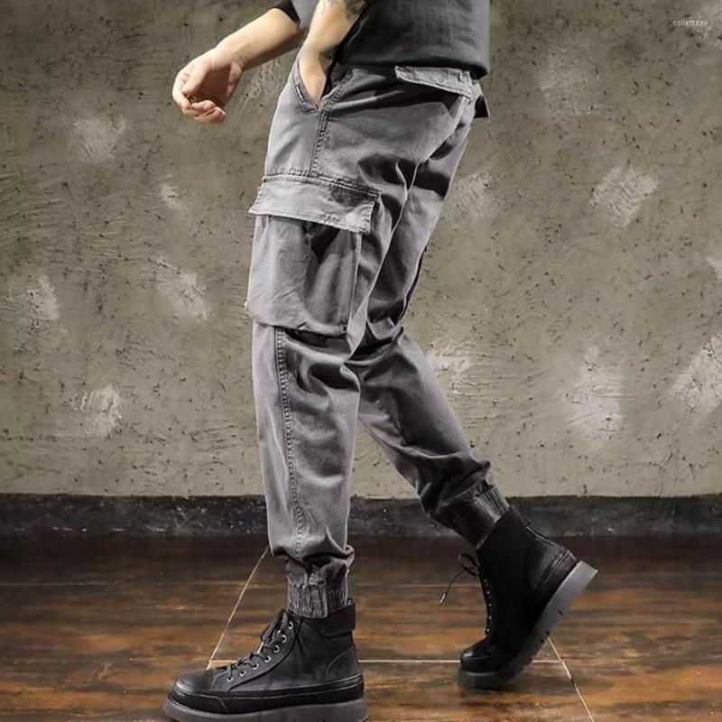 Men's Pants Men Stretchy Breathable Multi Pockets Lace-up Mid-Rise Trousers Sports Streetwear, Black
Men's Pants Men Stretchy Breathable Multi Pockets Lace-up Mid-Rise Trousers Sports Streetwear, Black