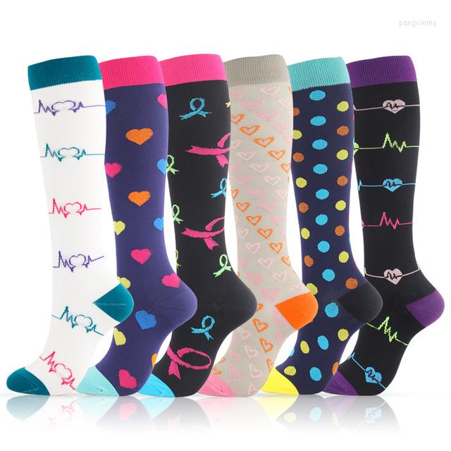 Men's Socks Unisex Compression Stockings Cycling Fit For Edema Diabetes Varicose Veins Heart Shape Running, 3 pairs omix003-4
Men's Socks Unisex Compression Stockings Cycling Fit For Edema Diabetes Varicose Veins Heart Shape Running, 3 pairs omix003-4