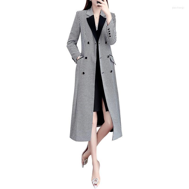 Women' Trench Coats Temperament Windbreaker 2022 Mid Length Autumn And Winter Plaid Drape British Style Ladies Long Coat Female C125, Houndstooth
Women' Trench Coats Temperament Windbreaker 2022 Mid Length Autumn And Winter Plaid Drape British Style Ladies Long Coat Female C125, Houndstooth