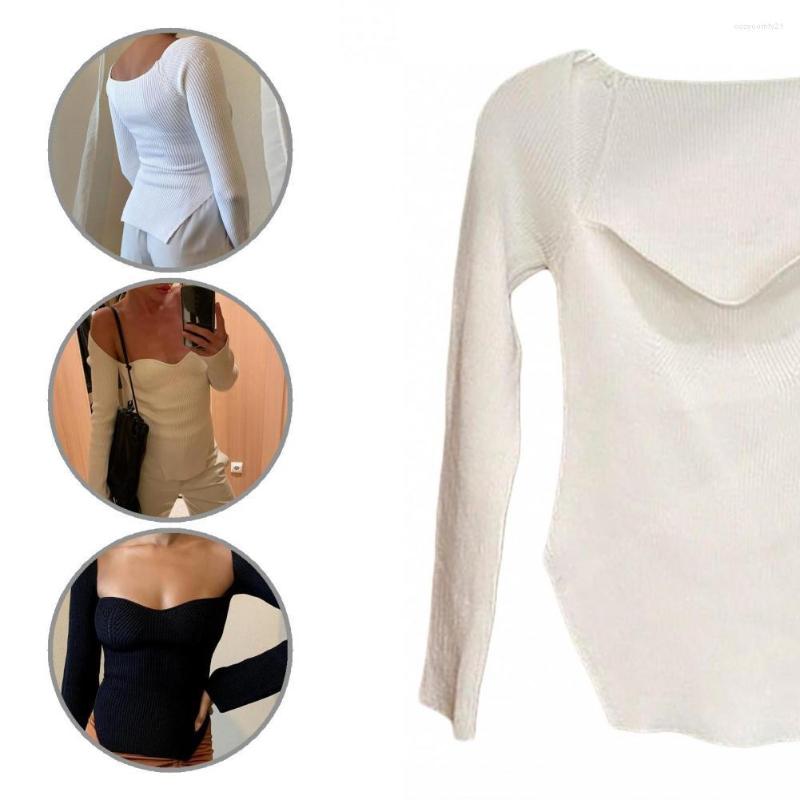 Women' Sweaters Autumn Classic Square Collar Knitted Sweater Soft Irregular Hem Streetwear, Black
Women' Sweaters Autumn Classic Square Collar Knitted Sweater Soft Irregular Hem Streetwear, Black