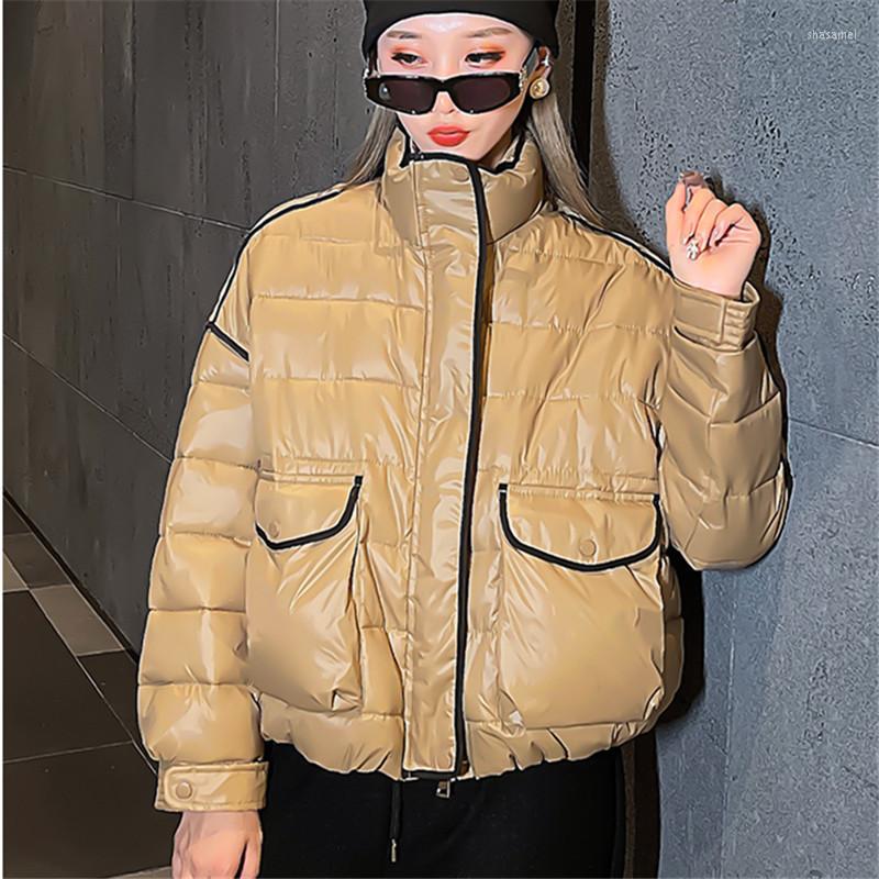 Women's Trench Coats Autumn Stand Collar Lightweight Cotton Clothes Parkas Color Contrast Big Pocket White/khaki/black Long Sleeve
Women's Trench Coats Autumn Stand Collar Lightweight Cotton Clothes Parkas Color Contrast Big Pocket White/khaki/black Long Sleeve