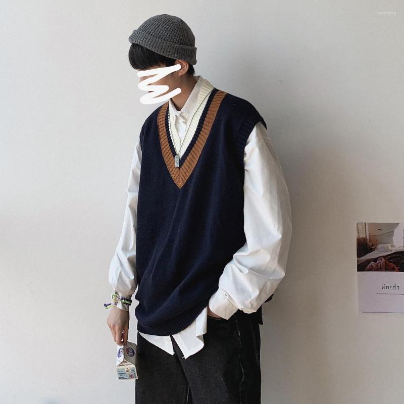 Men's Vests 2022 Men's Fashion Loose Brown/navy Color Sweater Vest Waistcoat V Collar Knitting Pullover Coats Plus Size -2XL
Men's Vests 2022 Men's Fashion Loose Brown/navy Color Sweater Vest Waistcoat V Collar Knitting Pullover Coats Plus Size -2XL