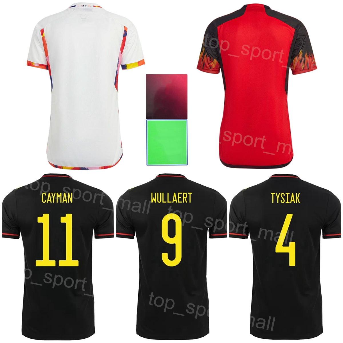 22-23 World Cup HAZARD Soccer Jersey National Team DE BRUYNE LUKAKU MERTENS BATSHUAYI TROSSARD WITSEL DENDONCKER ALDERWEIRELD TIELEMANS Football Kits BiLiShi, With patch
22-23 World Cup HAZARD Soccer Jersey National Team DE BRUYNE LUKAKU MERTENS BATSHUAYI TROSSARD WITSEL DENDONCKER ALDERWEIRELD TIELEMANS Football Kits BiLiShi, With patch