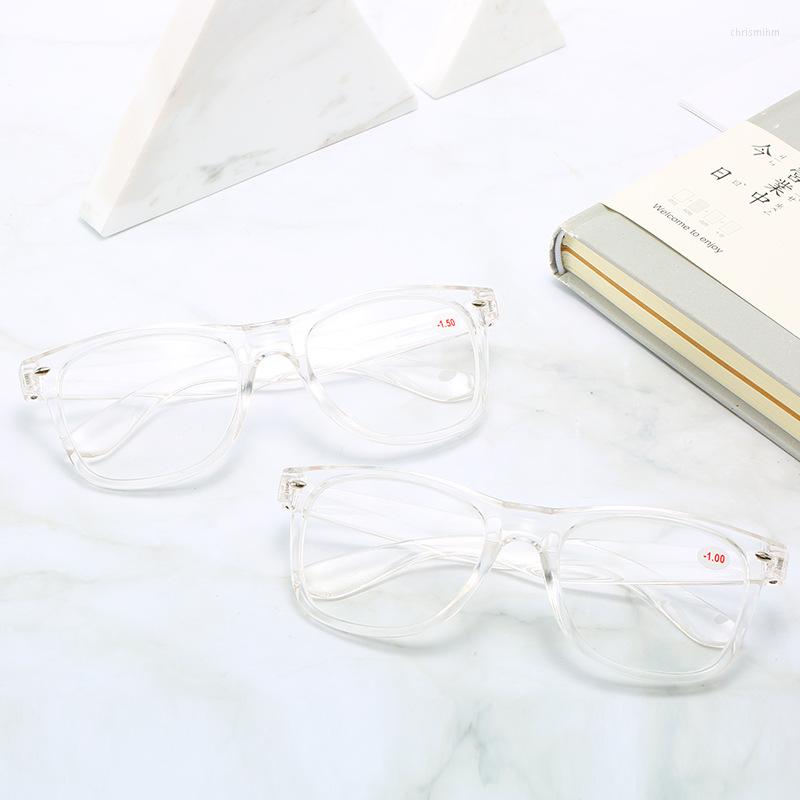 Sunglasses 0 -1 -1.5 -2 -2.5 -3 -3.5 -4 -4.5 -5.0-6.0 Finished Myopia Glasses Transparent White Plastic Frames NearsightedDiopters
Sunglasses 0 -1 -1.5 -2 -2.5 -3 -3.5 -4 -4.5 -5.0-6.0 Finished Myopia Glasses Transparent White Plastic Frames NearsightedDiopters