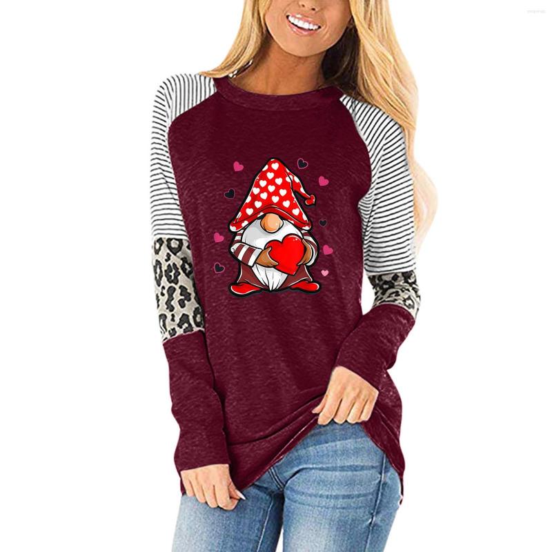 Women' T Shirts Women Casual O-Neck Leopard Splicing Valentine' Day Printing Long Sleeve Top T-Shirt Blouse Woman Shirt, Black
Women' T Shirts Women Casual O-Neck Leopard Splicing Valentine' Day Printing Long Sleeve Top T-Shirt Blouse Woman Shirt, Black