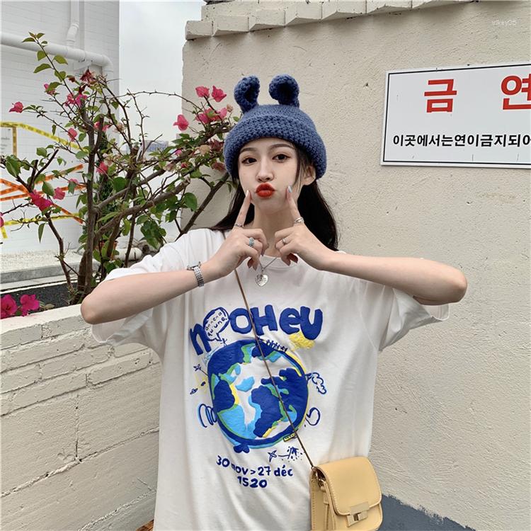 Women's T Shirts 1144 American Retro Three-dimensional Globe Foam Printing Round Neck Short-sleeved T-shirt, Silver
Women's T Shirts 1144 American Retro Three-dimensional Globe Foam Printing Round Neck Short-sleeved T-shirt, Silver