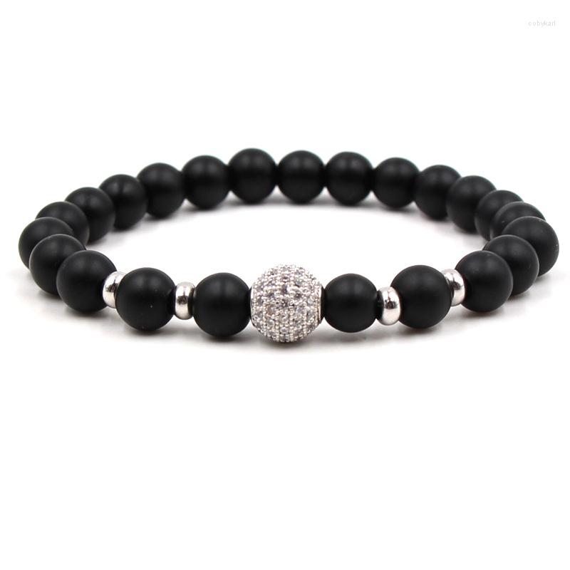 Strand EBUTY Micro-inlaid Black Zircon Natural Stone Bracelet Classic Matte Bangles Men Jewelry
Strand EBUTY Micro-inlaid Black Zircon Natural Stone Bracelet Classic Matte Bangles Men Jewelry
