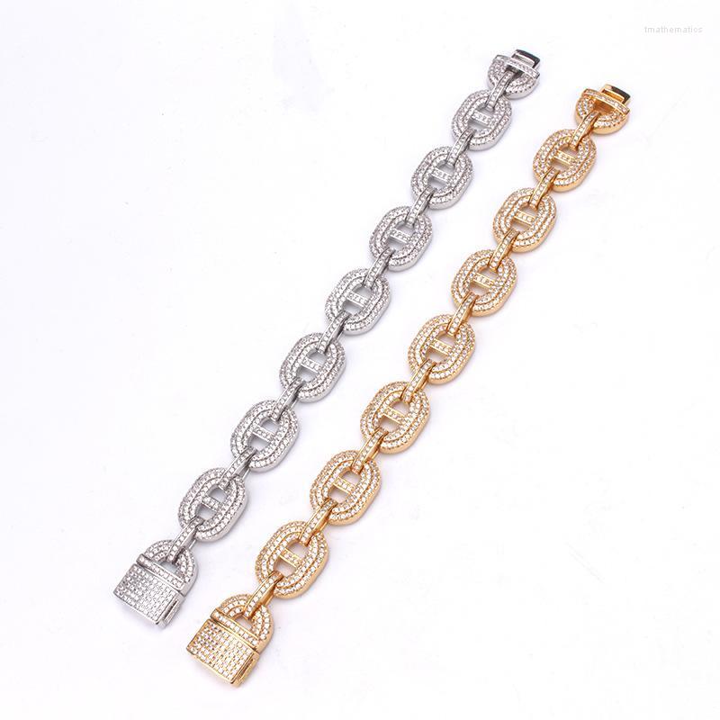 Charm Bracelets Hip Hop Blending Out Men's Rap Singer BRACELET COPPER Zircon Set Miami Cuban Chain Link Jewelry L0574Charm CharmCharm
Charm Bracelets Hip Hop Blending Out Men's Rap Singer BRACELET COPPER Zircon Set Miami Cuban Chain Link Jewelry L0574Charm CharmCharm