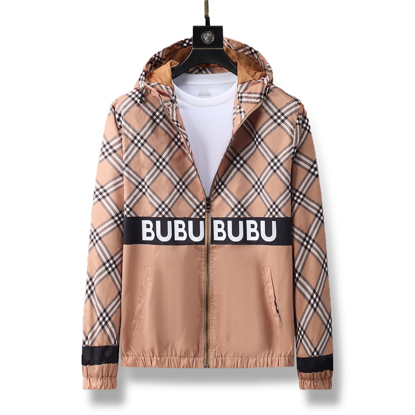Fashion Designer Mens letter Jacket Windbreaker Long Sleeve Men Classic plaid printing zipper Hoodie Clothing Up Coat Plus Asian size 3-3XL, 14
Fashion Designer Mens letter Jacket Windbreaker Long Sleeve Men Classic plaid printing zipper Hoodie Clothing Up Coat Plus Asian size 3-3XL, 14