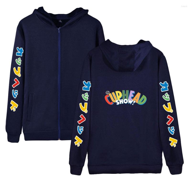 Men's Hoodies 2022 The Cuphead Show Zipper Women/Men Fashion Prints Sweatshirt Casual Harajuku Streetwear Clothes, Navy blue
Men's Hoodies 2022 The Cuphead Show Zipper Women/Men Fashion Prints Sweatshirt Casual Harajuku Streetwear Clothes, Navy blue
