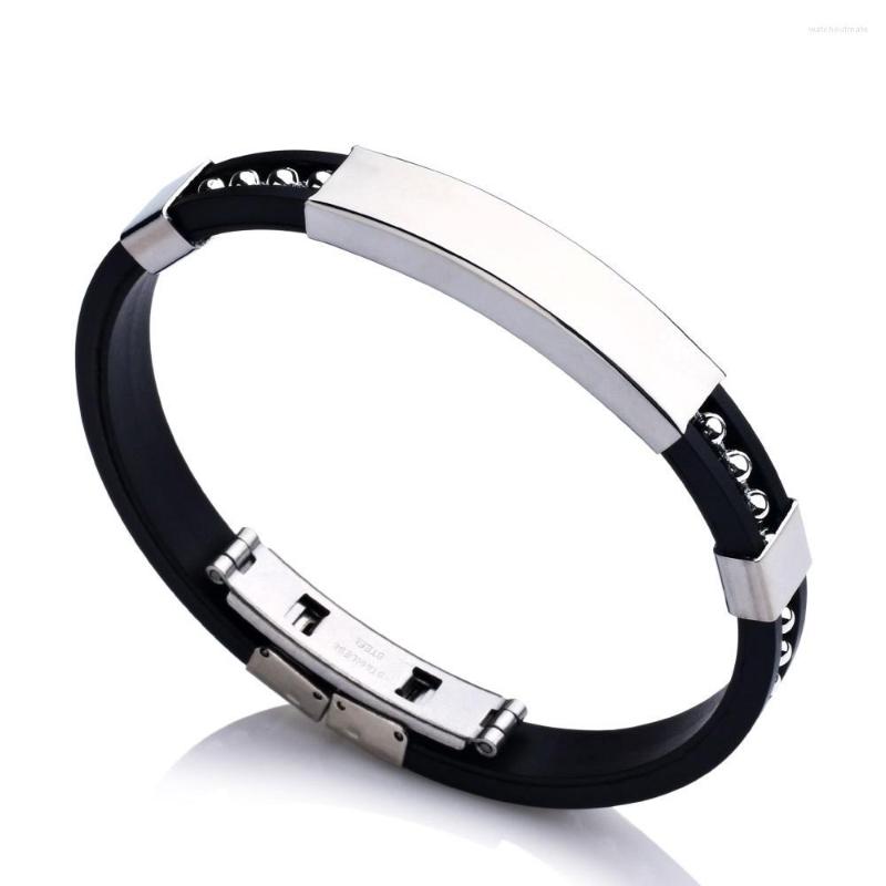 Charm Bracelets 2022 Fashion Jewelry Stainless Steel Silicone Bracelet Men Vintage Rubber Wire Bead Bangles Pulsera
Charm Bracelets 2022 Fashion Jewelry Stainless Steel Silicone Bracelet Men Vintage Rubber Wire Bead Bangles Pulsera