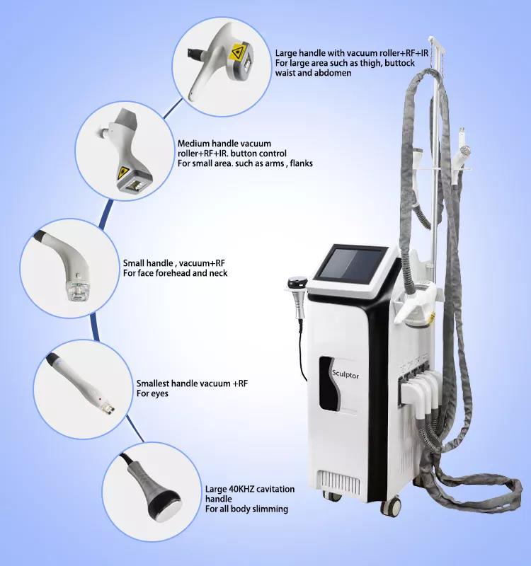 Professional 5 in 1 slimming Loss Weight Beauty Machine RF Cavitation Slimming Auto Roller Vacuum Device
Professional 5 in 1 slimming Loss Weight Beauty Machine RF Cavitation Slimming Auto Roller Vacuum Device