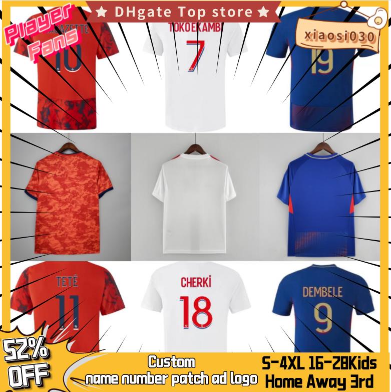 22 23 Lyons soccer jerseys Maillot de foot Lyonnais 2022 2023 OL digital fourth football shirts AOUAR TAGLIAFICO men kids suit DEMBELE TETE Player, 22 23 third kids
22 23 Lyons soccer jerseys Maillot de foot Lyonnais 2022 2023 OL digital fourth football shirts AOUAR TAGLIAFICO men kids suit DEMBELE TETE Player, 22 23 third kids