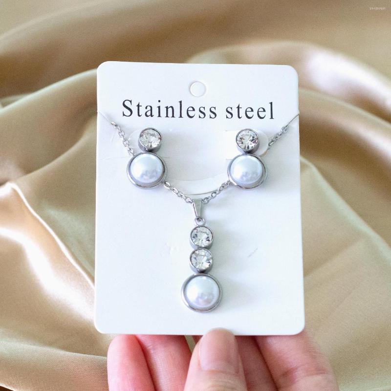 Necklace Earrings Set LUXUKISSKIDS Classical Gold Color Stainless Steel For Women Shiny Crystal Imitation Pearl Drop Party Gift, Picture shown
Necklace Earrings Set LUXUKISSKIDS Classical Gold Color Stainless Steel For Women Shiny Crystal Imitation Pearl Drop Party Gift, Picture shown