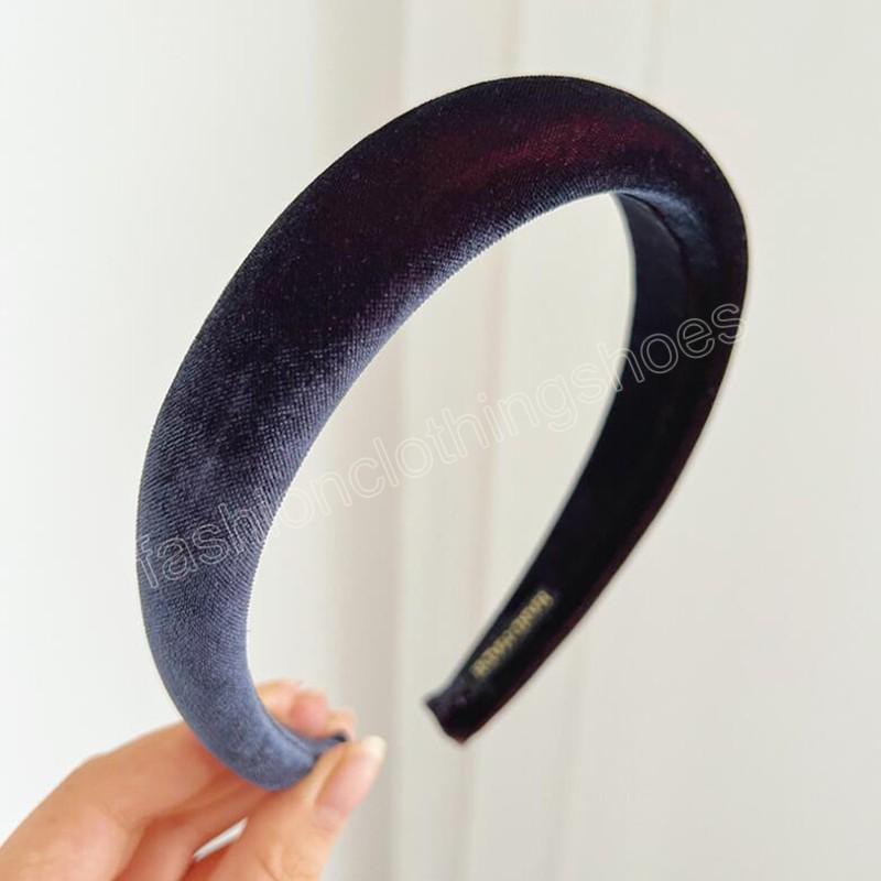 Fashion Women's Hair Hoop Soft Solid Color Sponge Hairband For Adult Headwear Autumn Hair Accessories