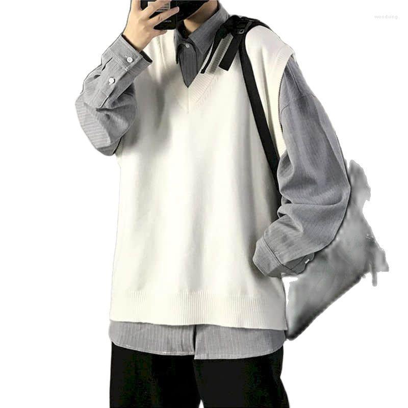 Men's Vests Men's Fashion Sweater Vest Solid Color V-Neck Knitted Loose Sleeveless 2022 Spring College Style Casual Wear 2XL, Black
Men's Vests Men's Fashion Sweater Vest Solid Color V-Neck Knitted Loose Sleeveless 2022 Spring College Style Casual Wear 2XL, Black