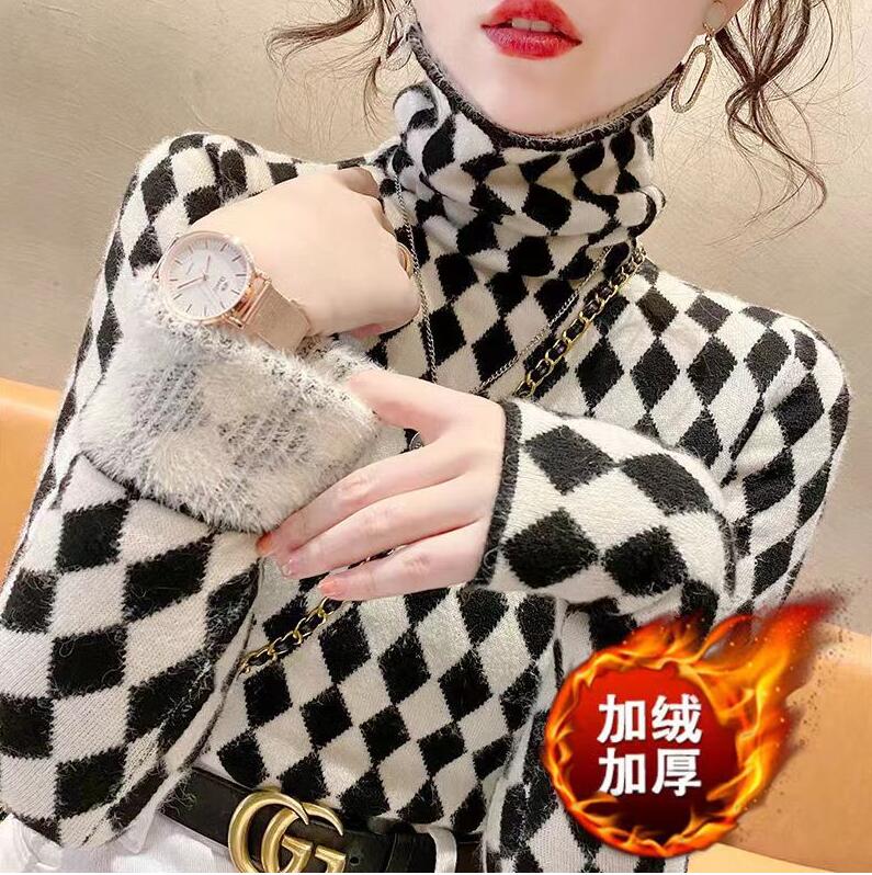 Women's Sweaters for Luxury New Dress Thickened Warmth Half High Collar Western Style Designer Apple crop top, 10
Women's Sweaters for Luxury New Dress Thickened Warmth Half High Collar Western Style Designer Apple crop top, 10
