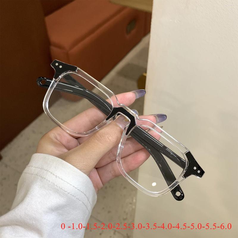 Sunglasses -1.0-1.5 -2-2.5-3-3.5-4.0-5.0 Finished Myopia Glasses Women Men Fashion Short-sighted Black Clear With Diopters Minus -6
Sunglasses -1.0-1.5 -2-2.5-3-3.5-4.0-5.0 Finished Myopia Glasses Women Men Fashion Short-sighted Black Clear With Diopters Minus -6