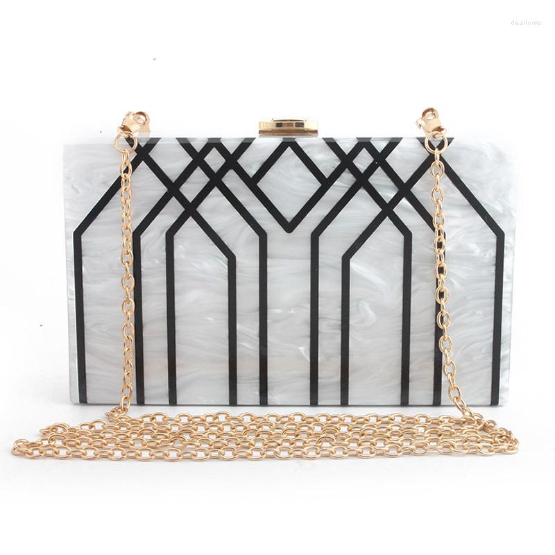 Evening Bags Stripe Acrylic Women Clutch Bag Chain Shoulder Handbags Crossbody Hardcase Clutches Wedding Party Prom Purse, Black
Evening Bags Stripe Acrylic Women Clutch Bag Chain Shoulder Handbags Crossbody Hardcase Clutches Wedding Party Prom Purse, Black