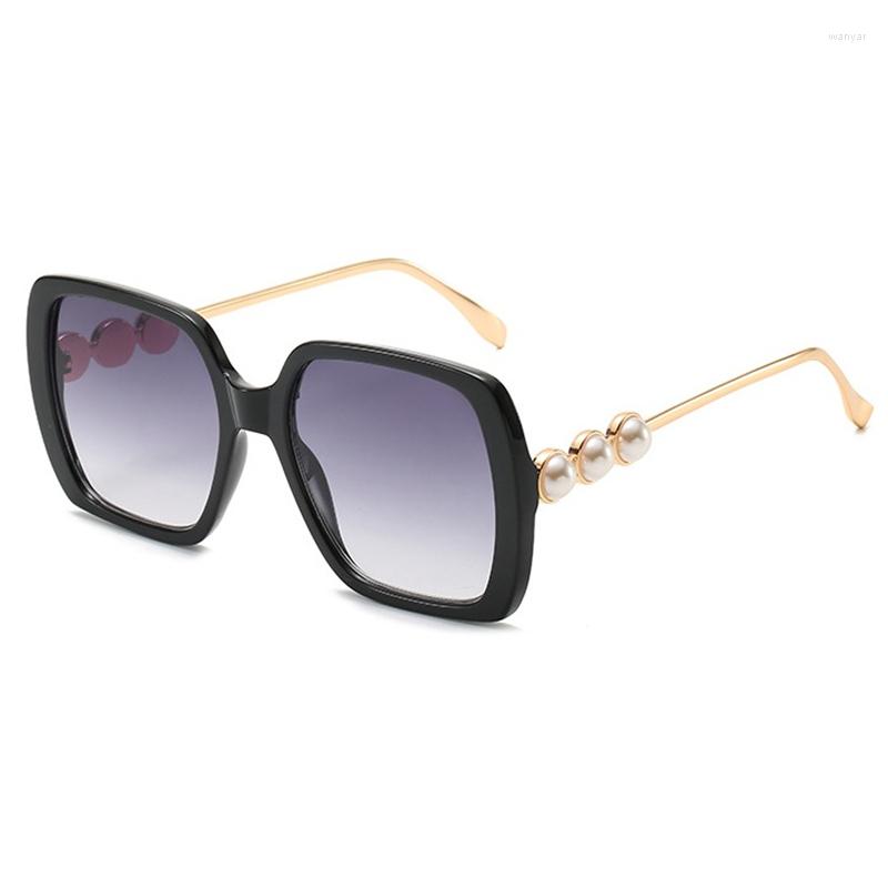 Sunglasses Brand Designer Luxury Oversized Square Frame Pearl Sun Shades Tinted Gradient UV Protection Sunnies For Men Women
Sunglasses Brand Designer Luxury Oversized Square Frame Pearl Sun Shades Tinted Gradient UV Protection Sunnies For Men Women