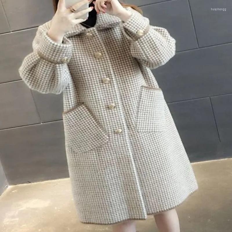 Women' Wool Women' & Blends Fleece Coat Large Size Knit Jackets Korean Lady Loose Woolen Winter Cute Women Imitation Mink Clothes, Blue
Women' Wool Women' & Blends Fleece Coat Large Size Knit Jackets Korean Lady Loose Woolen Winter Cute Women Imitation Mink Clothes, Blue
