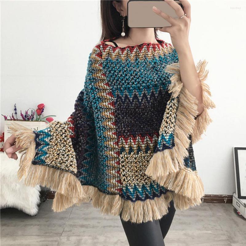 Women's Sweaters Lady Temperament Knitted Tassel Warm Cloak Coat Knitwear For Office, Red
Women's Sweaters Lady Temperament Knitted Tassel Warm Cloak Coat Knitwear For Office, Red