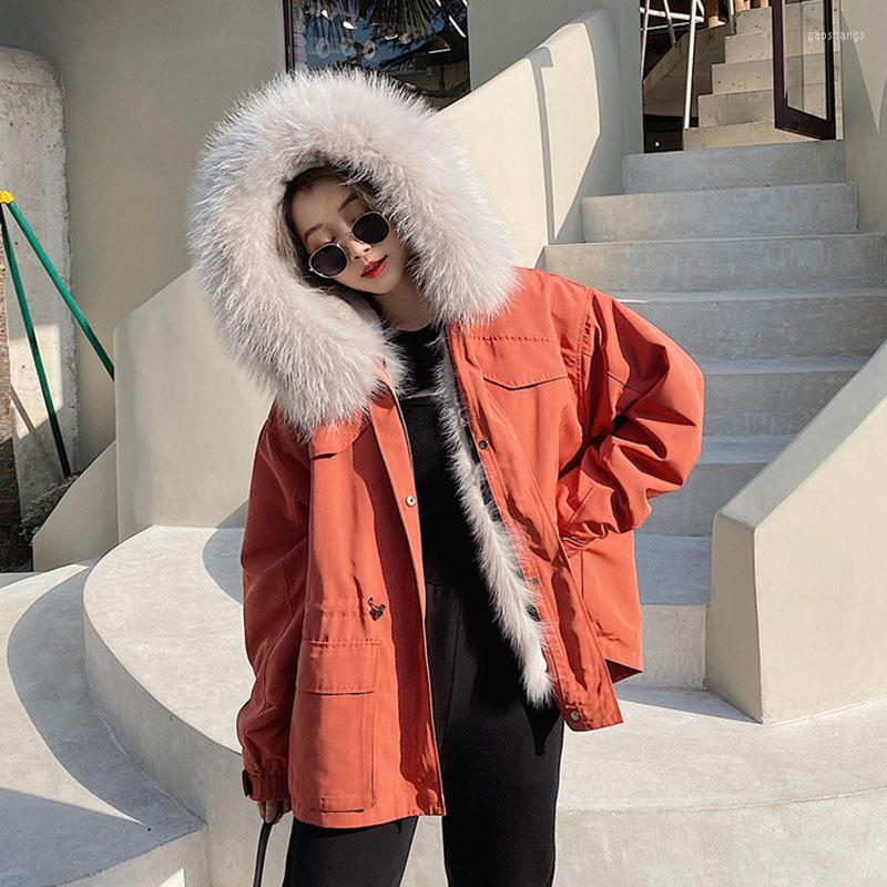 Women' Leather Winter Style Overcome Women' Short Stature Big Hair Collar Real Rex Fur Liner Detachable & Faux, Brick red
Women' Leather Winter Style Overcome Women' Short Stature Big Hair Collar Real Rex Fur Liner Detachable & Faux, Brick red