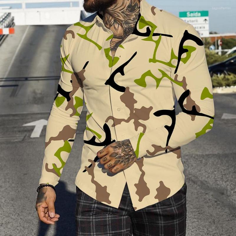 Men's Casual Shirts Men's Fashion Trend 3D Printing Slim Fall Lapel Street Button Up Long Sleeve
Men's Casual Shirts Men's Fashion Trend 3D Printing Slim Fall Lapel Street Button Up Long Sleeve