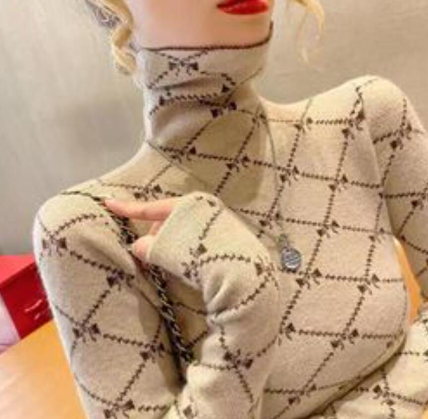 Womens sweater for Designer stretch turtleneck for keeps warm letter ribbed knitted pullover puff Dress new fashion punk top, 04
Womens sweater for Designer stretch turtleneck for keeps warm letter ribbed knitted pullover puff Dress new fashion punk top, 04