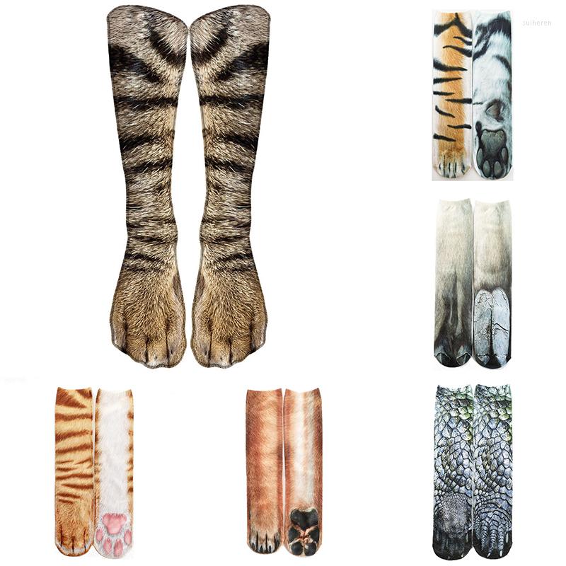Men's Socks Funny 3D Printed Tiger Footprints Pork Belly Short Women Terror Novelty Ugly Fashion Cute Long Men, Picture color
Men's Socks Funny 3D Printed Tiger Footprints Pork Belly Short Women Terror Novelty Ugly Fashion Cute Long Men, Picture color