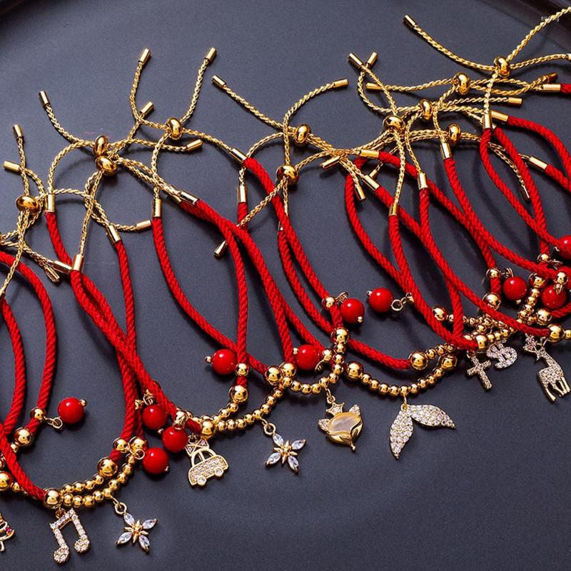 Charm Bracelets Happy Yeart Lucky For Women Girl Snowflake Heart Cross Cow Cattle Crystal Charms Adjustable Red Rope Bracelet
Charm Bracelets Happy Yeart Lucky For Women Girl Snowflake Heart Cross Cow Cattle Crystal Charms Adjustable Red Rope Bracelet