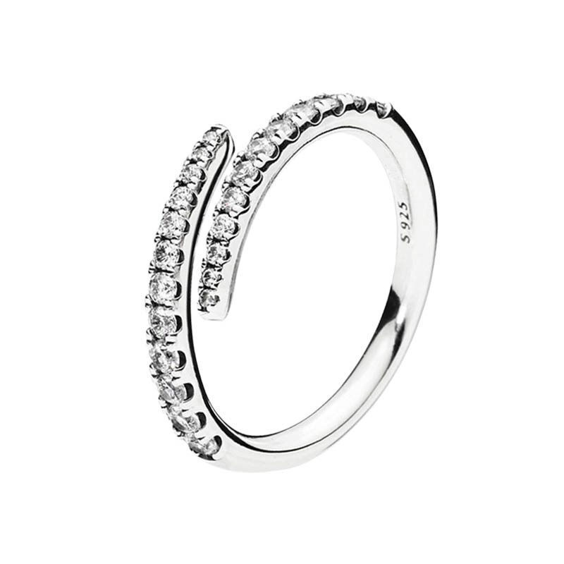 CZ diamond Lines of Sparkle Ring 925 Sterling Silver Wedding Gift Jewelry For Women Girls with Original Box for Pandora Engagement Rings
CZ diamond Lines of Sparkle Ring 925 Sterling Silver Wedding Gift Jewelry For Women Girls with Original Box for Pandora Engagement Rings