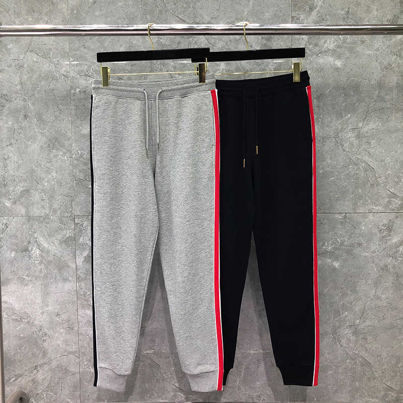 Tb Thom Sweatpants Spring Autunm Mem's Pant Fashion Brand Sweatpant Classic Cotton Interlocking Rwb Stripe Slim Sports Trousers, Dark blue
Tb Thom Sweatpants Spring Autunm Mem's Pant Fashion Brand Sweatpant Classic Cotton Interlocking Rwb Stripe Slim Sports Trousers, Dark blue