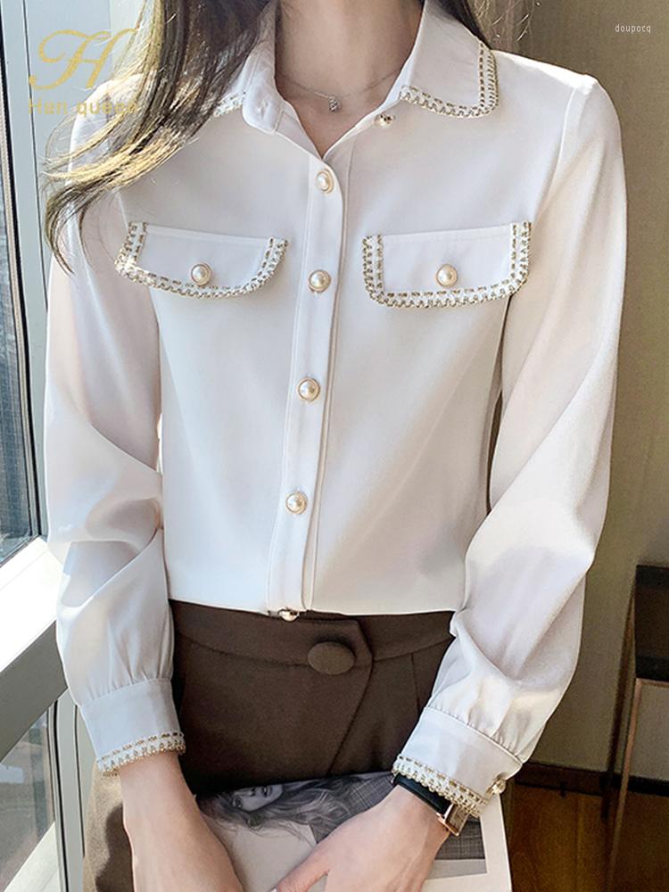 Women' Blouses H Han Queen 2022 Autumn Office Lady Blusas Fashion Buttons Vintage Tops Elegant Chiffon Blouse Women Long Sleeve Casual, White
Women' Blouses H Han Queen 2022 Autumn Office Lady Blusas Fashion Buttons Vintage Tops Elegant Chiffon Blouse Women Long Sleeve Casual, White