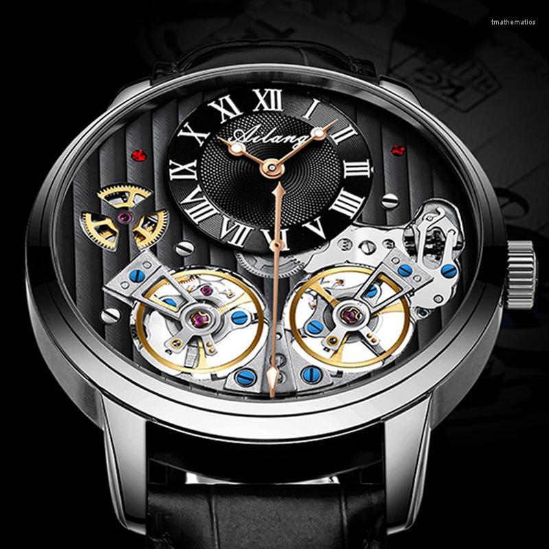Wristwatches Double Tourbillon Men Watches Leather Wrist Mechanical Automatic Flying Waterproof RelogioWristwatches, Steel 04
Wristwatches Double Tourbillon Men Watches Leather Wrist Mechanical Automatic Flying Waterproof RelogioWristwatches, Steel 04