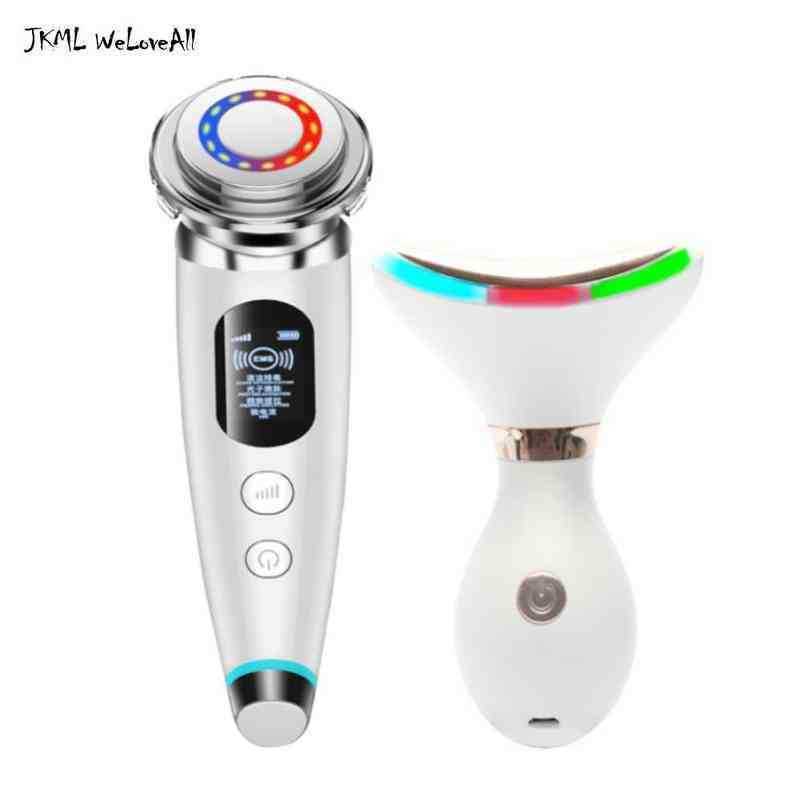 Rf Facial Massager Face Lift Device Led Radio Frequency Skin Rejuvenation Wrinkle Removal Lifting Neck Slimmer Machine 220516
Rf Facial Massager Face Lift Device Led Radio Frequency Skin Rejuvenation Wrinkle Removal Lifting Neck Slimmer Machine 220516