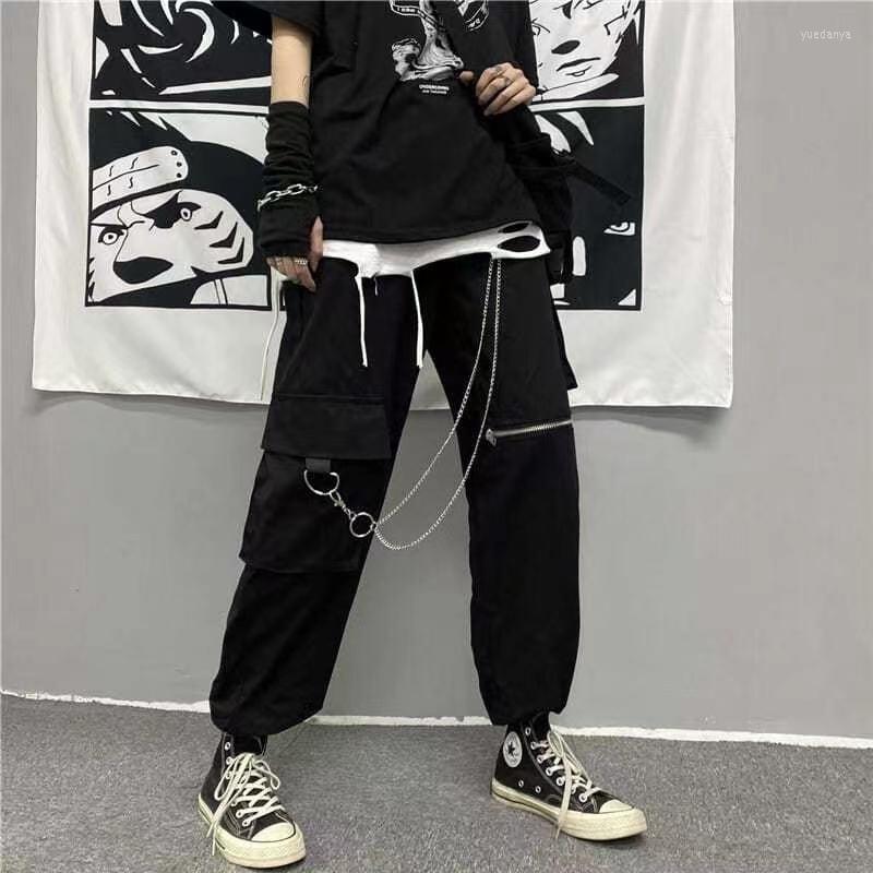 Men' Pants Emo Men Black Japanese Harajuku Streetwear Cargo Ribbon Pockets Sweatpants Joggers Techwear Harem Sports Trousers Clothes
Men' Pants Emo Men Black Japanese Harajuku Streetwear Cargo Ribbon Pockets Sweatpants Joggers Techwear Harem Sports Trousers Clothes