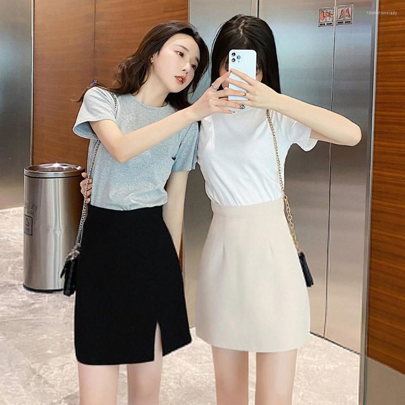 Skirts High-waisted Slim Slit Half-length A-line Bag Hips All-match Temperament Professional Short Skirt Dress, Black
Skirts High-waisted Slim Slit Half-length A-line Bag Hips All-match Temperament Professional Short Skirt Dress, Black