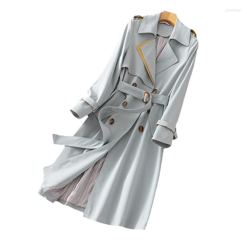 Women's Trench Coats Fashion Windbreaker Women's Mid-length 2022 Spring Autumn Style Korean Temperament Women Long F595, Blue
Women's Trench Coats Fashion Windbreaker Women's Mid-length 2022 Spring Autumn Style Korean Temperament Women Long F595, Blue