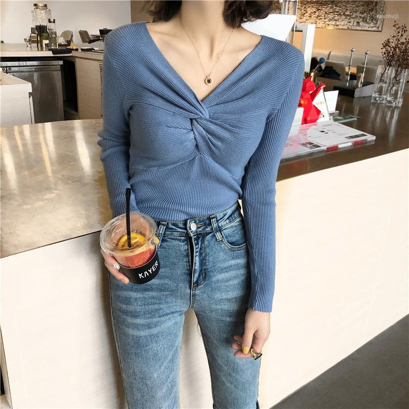 Women's Sweaters Autumn Women's Sweater Chic Style V-neck Cross Design Thin Knitted Long Sleeve Sexy Cool Solid Breathable, Black
Women's Sweaters Autumn Women's Sweater Chic Style V-neck Cross Design Thin Knitted Long Sleeve Sexy Cool Solid Breathable, Black