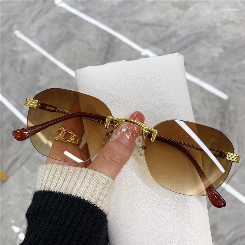 Sunglasses Vintage Rimless Gradient Shades Designer Sun Glasses Colorful Frameless Men/Women UV400SunglassesSunglasses
Sunglasses Vintage Rimless Gradient Shades Designer Sun Glasses Colorful Frameless Men/Women UV400SunglassesSunglasses