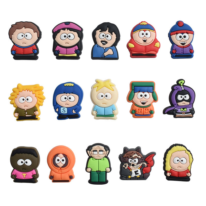 Anime charms wholesale childhood memories southpark Tv characters cartoon croc charms shoe accessories pvc decoration buckle soft rubber clog charms fast ship, Equally mixed colors
Anime charms wholesale childhood memories southpark Tv characters cartoon croc charms shoe accessories pvc decoration buckle soft rubber clog charms fast ship, Equally mixed colors