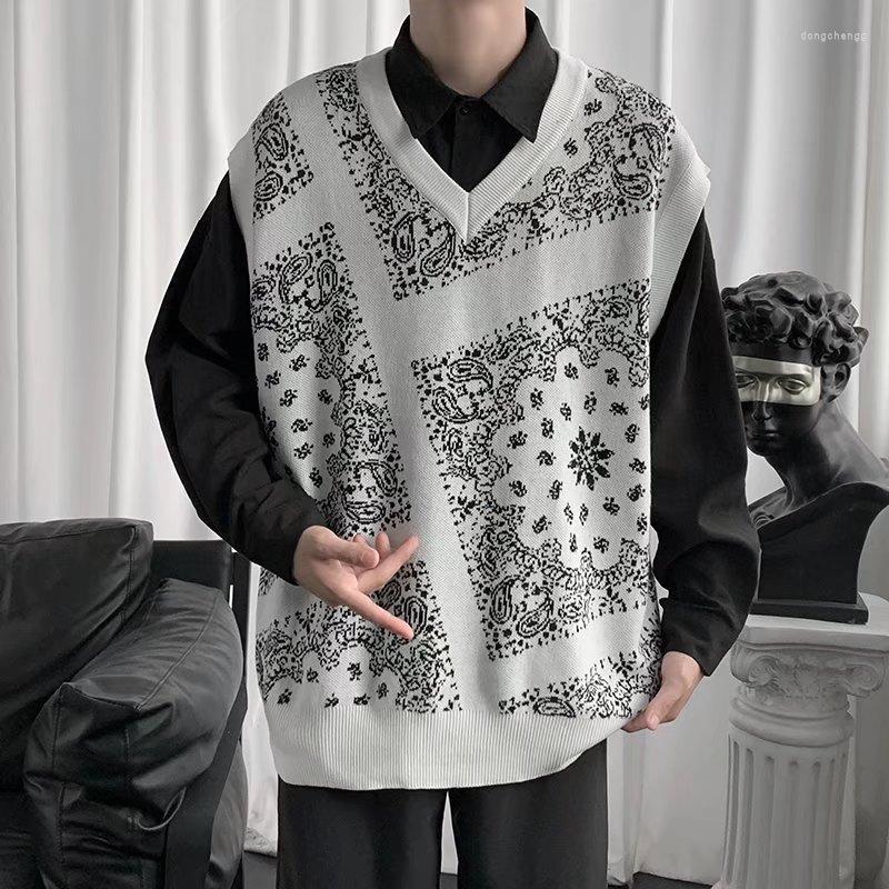 Men's Vests E BOY Sweater Vest Men V-neck Knitted Vintage Loose Sleeveless Fashion Retro Clothes Chandails Harajuku, Black
Men's Vests E BOY Sweater Vest Men V-neck Knitted Vintage Loose Sleeveless Fashion Retro Clothes Chandails Harajuku, Black