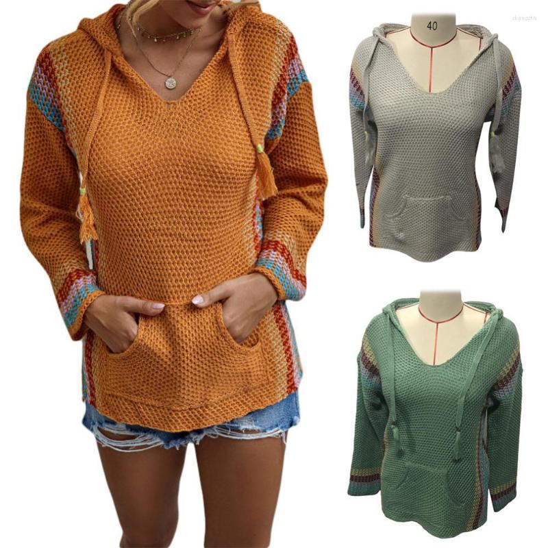 Women' Sweaters 2022 Women Jumper Sexy Loose V Neck Long Sleeves Hollow Stripes Pocket Knit Sweater Hoodie Oversize Fall Winter Fashion, Orange
Women' Sweaters 2022 Women Jumper Sexy Loose V Neck Long Sleeves Hollow Stripes Pocket Knit Sweater Hoodie Oversize Fall Winter Fashion, Orange