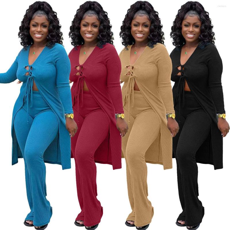 Women' Two Piece Pants 2022 Autumn Sexy Solid Color Pit Strip Loose Frenulum Cardigan High Waist Palazzo Women Casual Urban Commute 2 Sets, Black
Women' Two Piece Pants 2022 Autumn Sexy Solid Color Pit Strip Loose Frenulum Cardigan High Waist Palazzo Women Casual Urban Commute 2 Sets, Black
