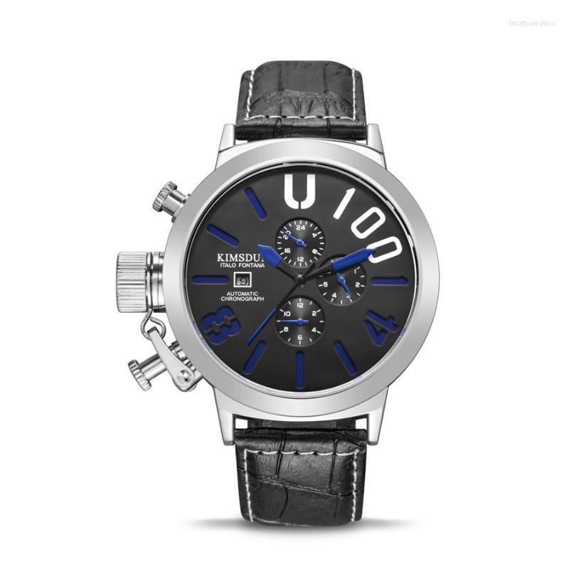 Wristwatches Men's Wrist Watch Men Top KIMSDUN Famous For Male Clock Mechanical High Quality Leather Wristwatch RelogioWristwatches Wris, K-2
Wristwatches Men's Wrist Watch Men Top KIMSDUN Famous For Male Clock Mechanical High Quality Leather Wristwatch RelogioWristwatches Wris, K-2