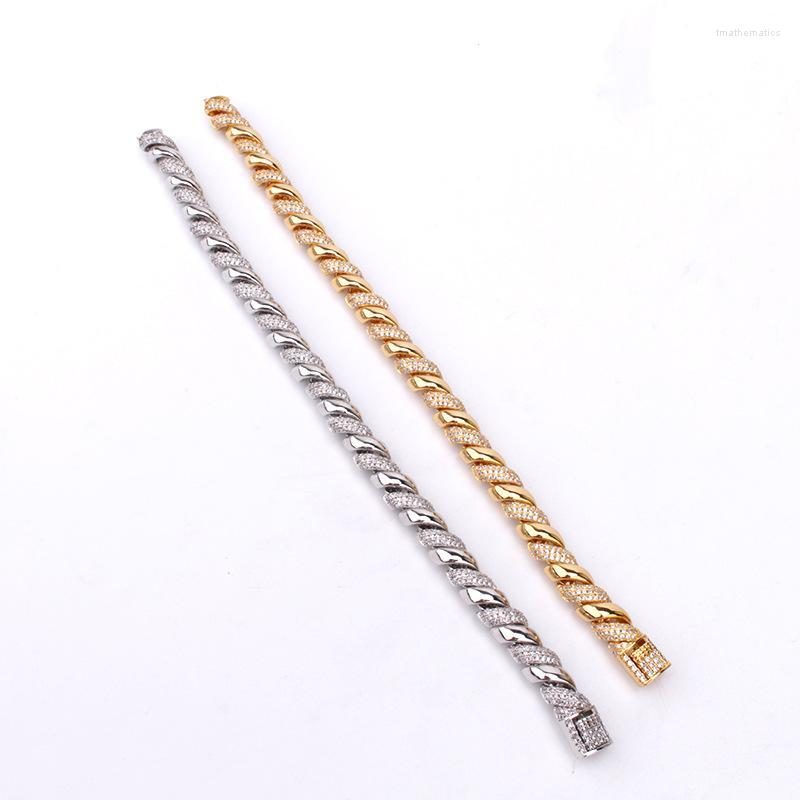 Link Bracelets Chain Tengci Luxury Fashion Classic Hip Hop Rock Style Bronze Zircon Bracelet Stage Actor Jewelry The Coolest In Europe
Link Bracelets Chain Tengci Luxury Fashion Classic Hip Hop Rock Style Bronze Zircon Bracelet Stage Actor Jewelry The Coolest In Europe
