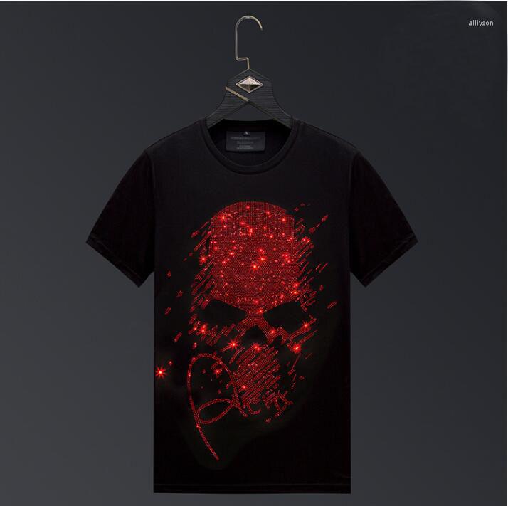 Men's T Shirts 2022 Summer Shirt Mens Cotton T-shirts Tee Short Sleeve High Quality Rhinestones Tshirt TOPS, As shown
Men's T Shirts 2022 Summer Shirt Mens Cotton T-shirts Tee Short Sleeve High Quality Rhinestones Tshirt TOPS, As shown