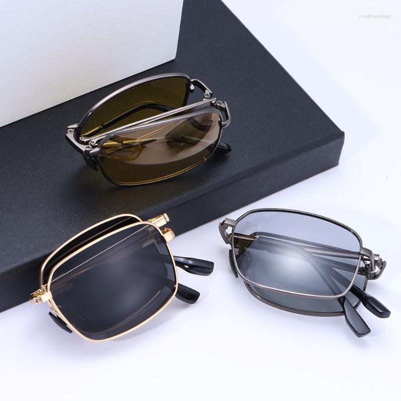 Sunglasses Metal Frame Folding Eyewear Night Vision Driving Glasses Pochromic For Men PolarizedSunglasses
Sunglasses Metal Frame Folding Eyewear Night Vision Driving Glasses Pochromic For Men PolarizedSunglasses